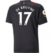 maillot de foot Premier League Manchester City 2022-23 De Bruyne 17 maillot extérieur